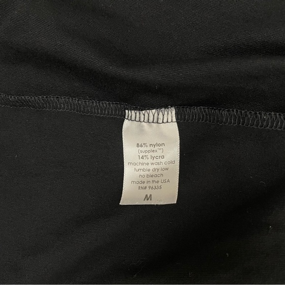 Susana Monaco Stretchy V-Neck Shift Dress Black Medium - Picture 8 of 10